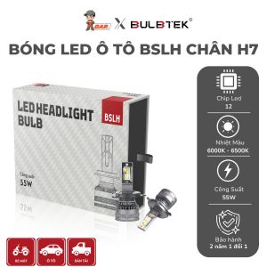 Bóng LED ô tô BSLH chân H7 Bulbtek