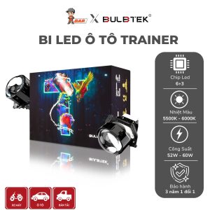 Độ đèn Bi LED ô tô Bulbtek TRAINER