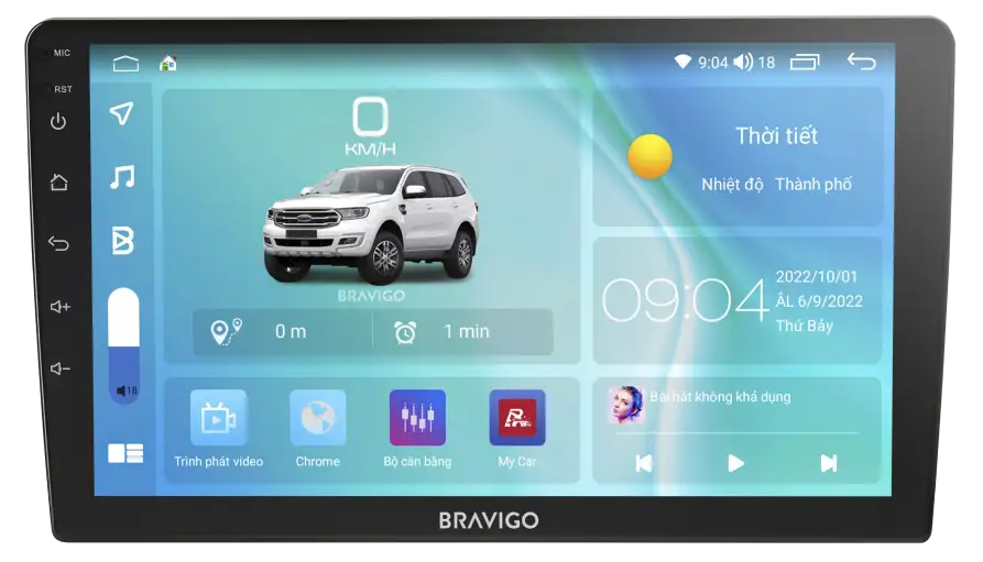 Màn hình ô tô Bravigo Air 2 New