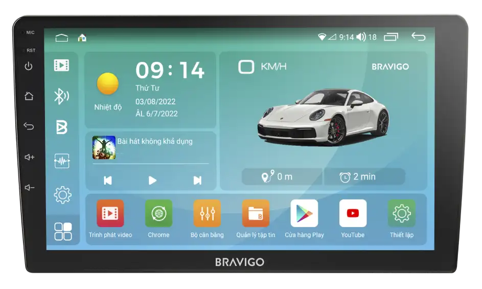 Màn hình ô tô Bravigo Tmax