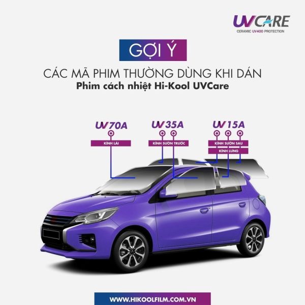 Phim cách nhiệt hikool uvcare