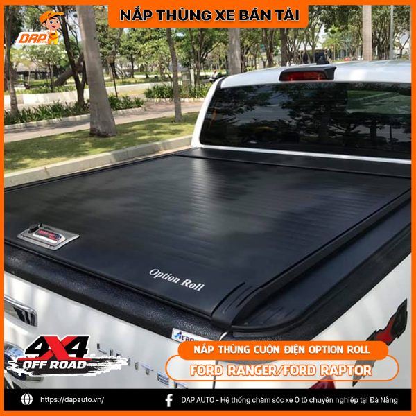 Nắp thùng cuộn điện Option cho Ford Ranger & Ford Raptor