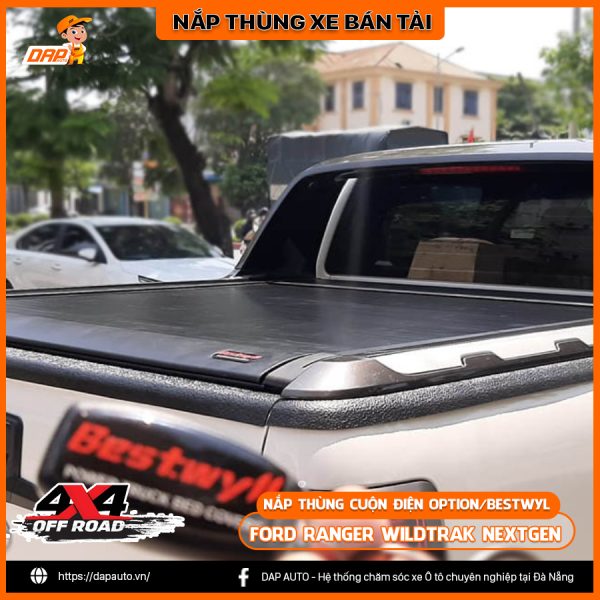 Nắp thùng cuộn điện OPTION/BESTWYL cho FORD RANGER WILDTRAK NEXT GEN