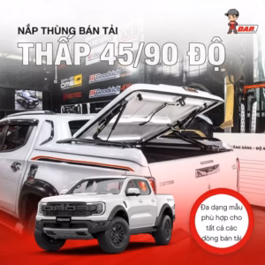 Nắp Thùng Bán Tải 45 độ XE MITSUBISHI