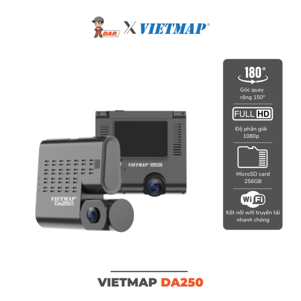 CAMERA HÀNH TRÌNH Ô TÔ VIETMAP DA250