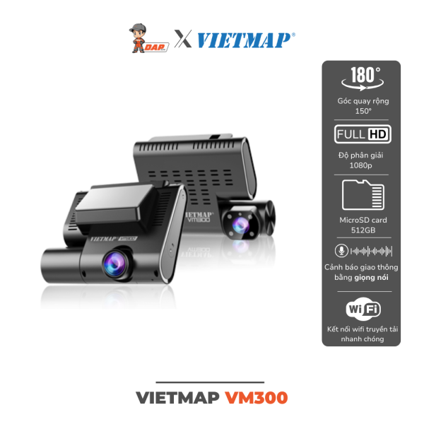 CAMERA HÀNH TRÌNH Ô TÔ VIETMAP VM300