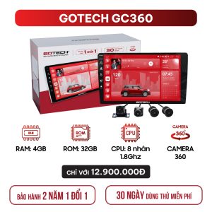 MÀN HÌNH Ô TÔ GOTECH GC360
