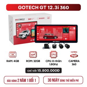 MÀN HÌNH Ô TÔ GOTECH GT12.3i 360