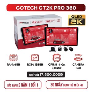 MÀN HÌNH Ô TÔ GOTECH GT2K PRO 360