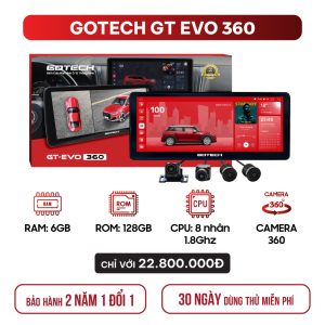 MÀN HÌNH Ô TÔ GOTECH GT EVO 360