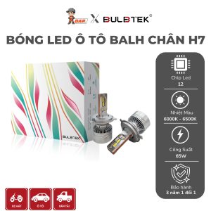 BÓNG LED Ô TÔ BULBTEK BALH CHÂN H7