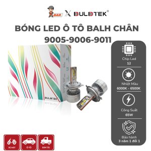 BÓNG LED Ô TÔ BULBTEK BALH CHÂN 9005/9006/9012