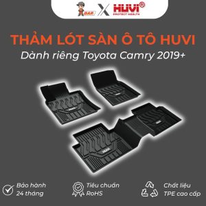 Thảm lót sàn ô tô Huvi Đúc 3D Camry 2019
