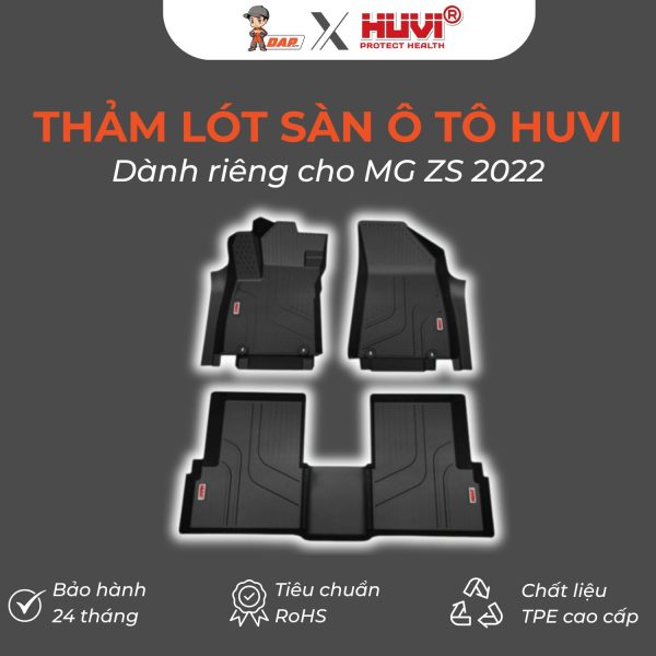Thảm lót sàn ô tô Huvi Hút 3D MG ZS 2022