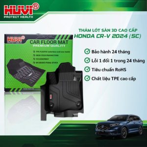 Thảm lót sàn ô tô Hút 3D CRV 2024 5 Chỗ