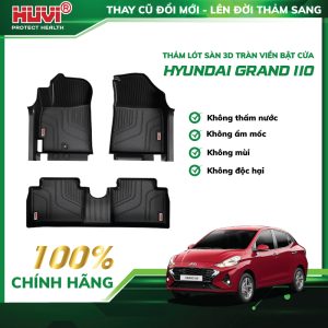 Thảm lót sàn ô tô Hút 3D i10 2022