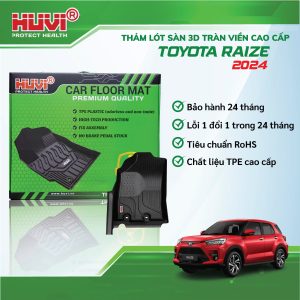Thảm lót sàn ô tô Hút 3D Raize 2024