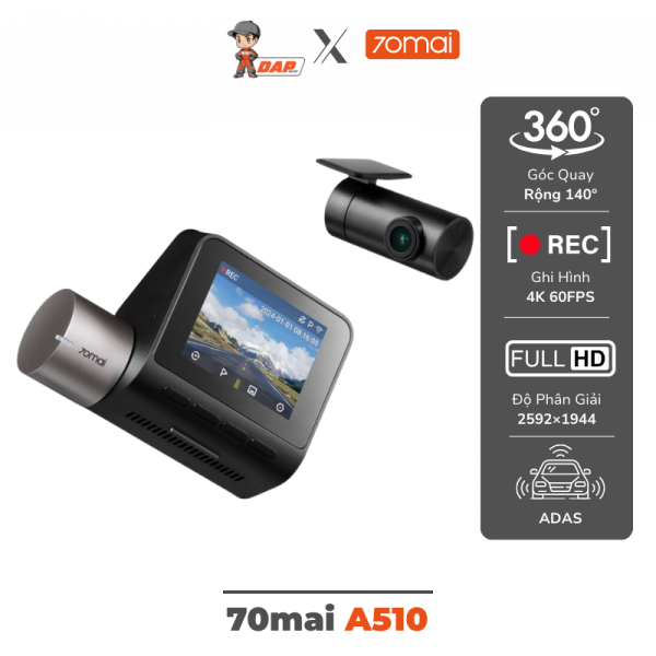 Camera hành trình 70mai A510 - Ưa Chuộng