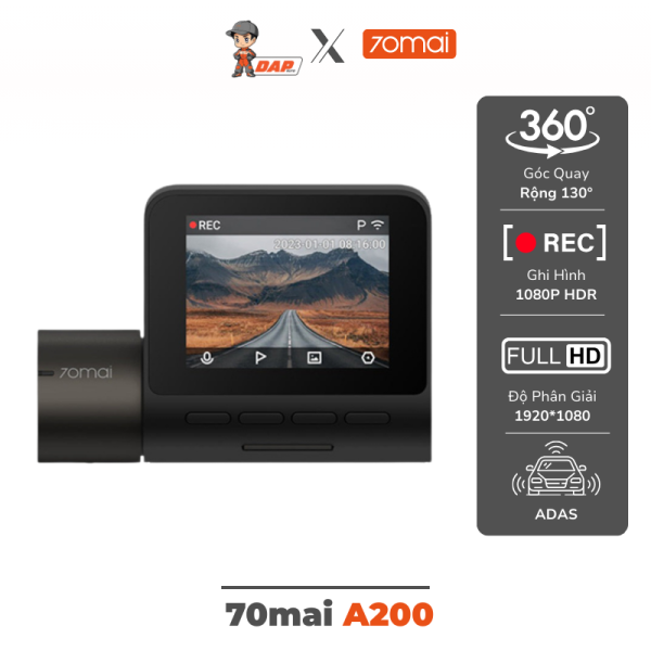 Camera Hành Trình Ô Tô 70Mai A200
