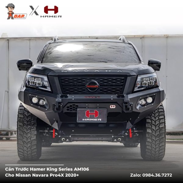 Cản Trước Hamer King Series AM106 Cho Nissan Navara Pro4X 2020+