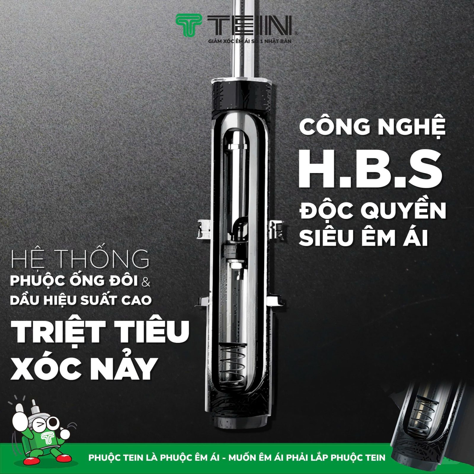 Hệ thống phuộc ống đôi và dầu hiệu suất cao , triệt tiêu xóc nảy