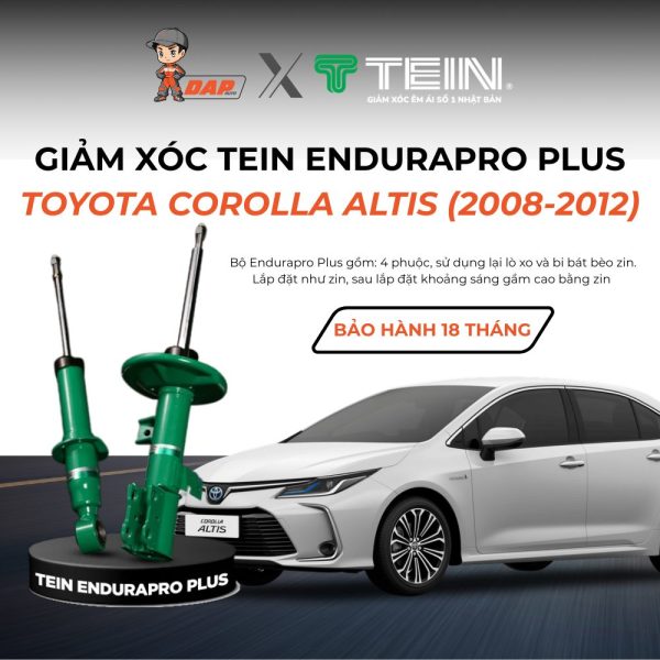 GIẢM XÓC CHO XE TOYOTA COROLLA ALTIS (2008-2012) TEIN ENDURAPRO PLUS