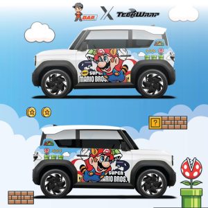 Dán Decal Tem Xe Ô Tô Vinfast Mẫu Mario