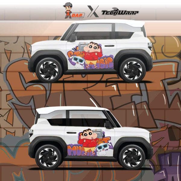 Dán Decal Tem Xe Ô Tô Vinfast Mẫu Shin