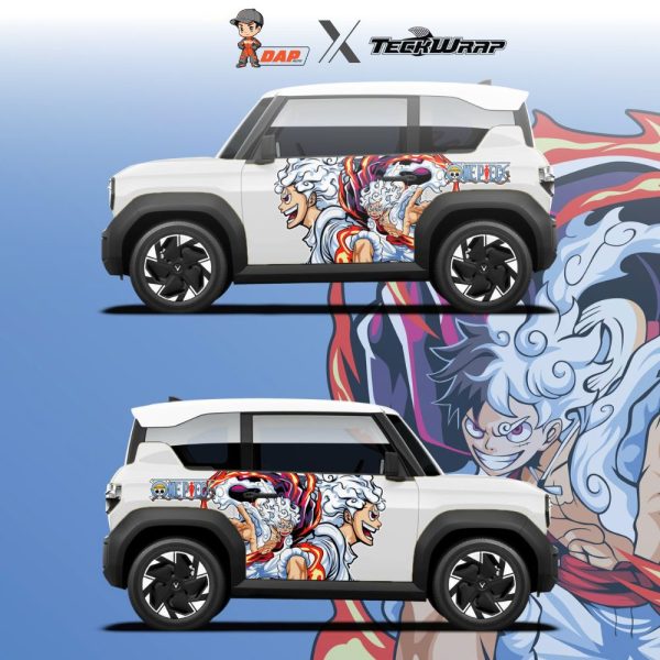 Dán Decal Tem Xe Ô Tô Vinfast Mẫu One Piece