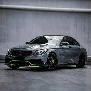Wrap Đổi Màu Xe Ô Tô Mercedes Amazon Grey