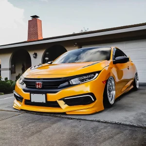 Wrap Đổi Màu Xe Ô Tô Honda Golden Yellow