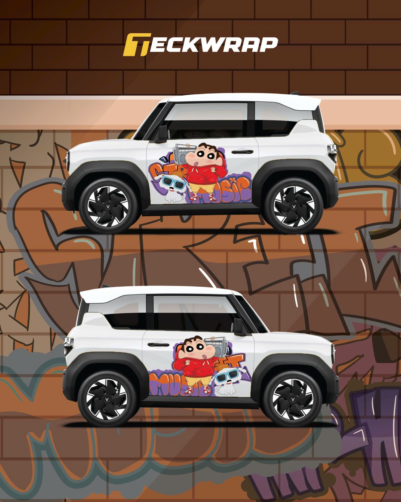 Dán Decal Tem Xe Ô Tô Vinfast Mẫu Shin