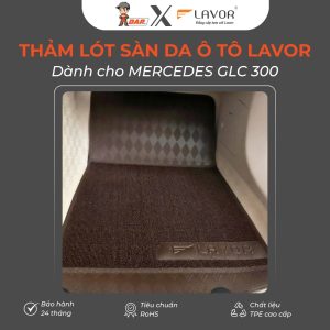 Thảm lót sàn da ô tô Lavor cho MERCEDES GLC 300
