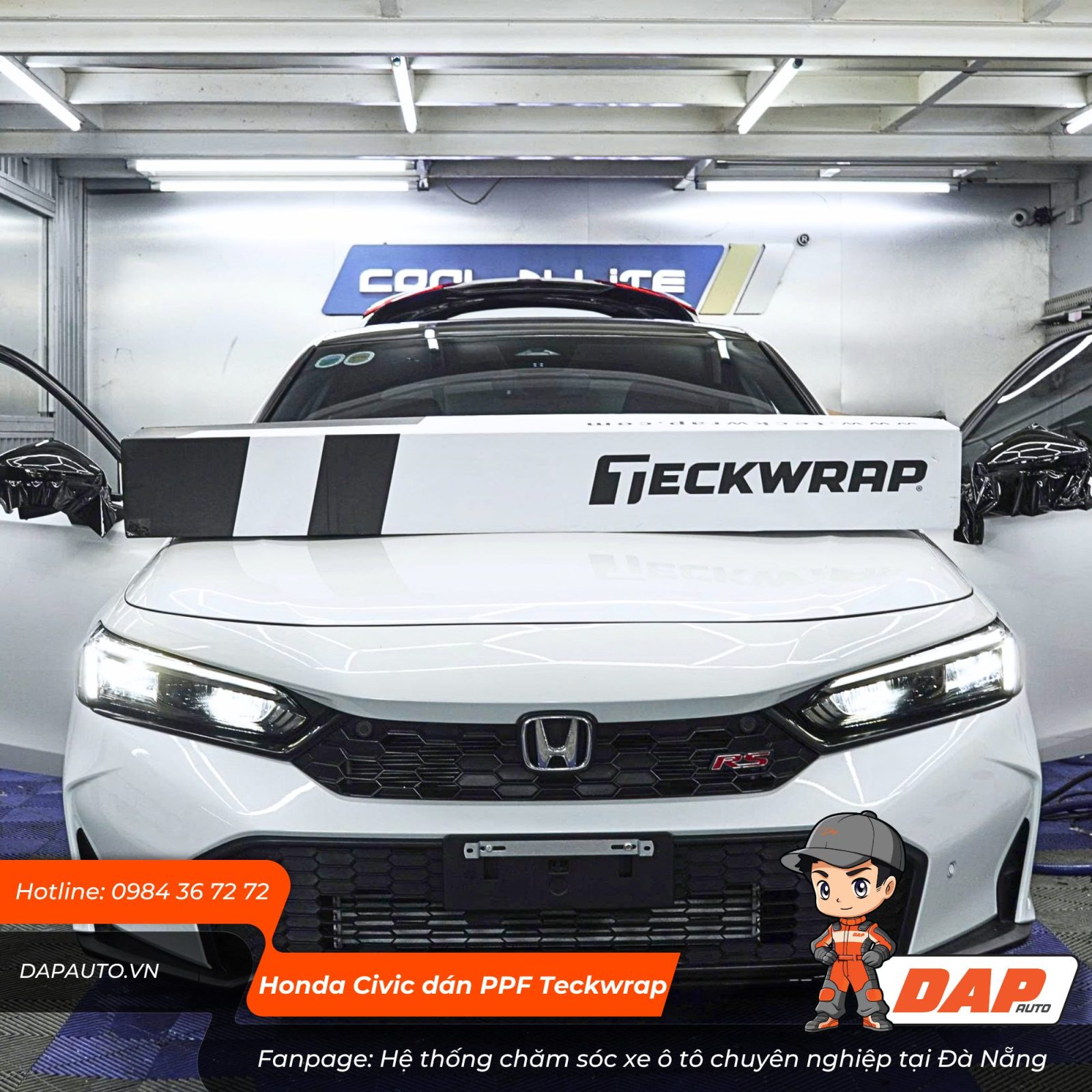 Review gói dán PPF Teckwrap cho ô tô Honda Civic