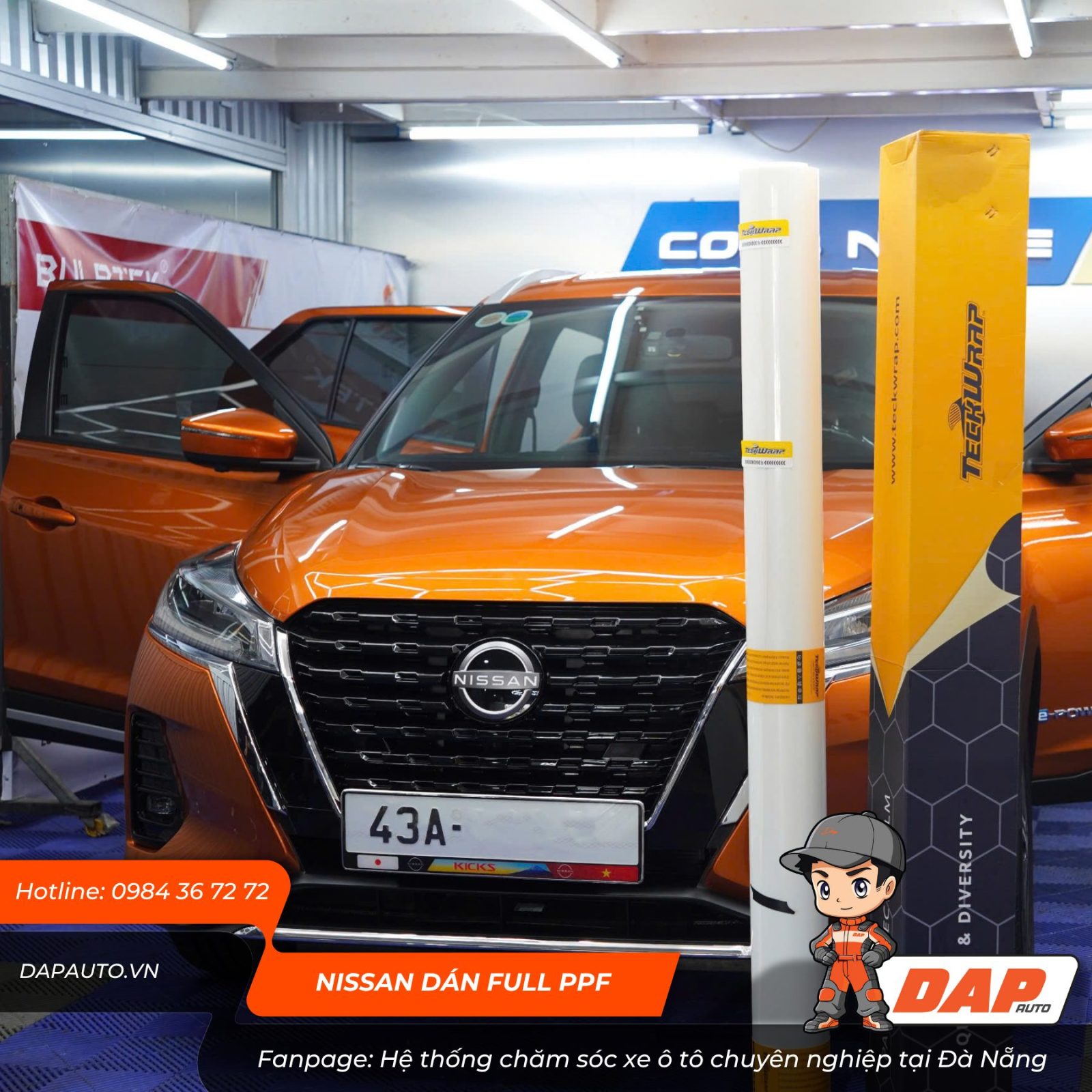 Dán PPF bảo vệ ô tô toàn diện tại Dap Auto - Hệ thống chăm sóc ô tô chuyên nghiệp tại Đà Nẵng
