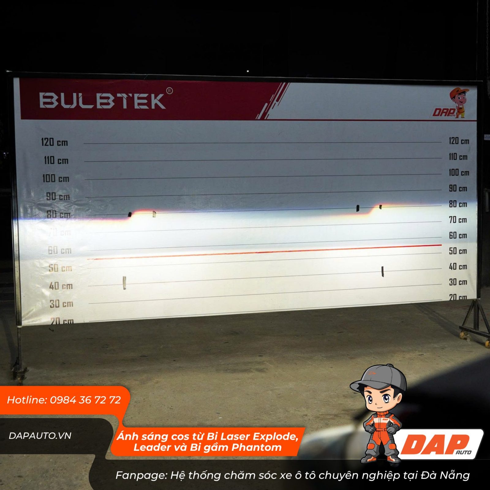 Ánh sáng cos từ gói độ đèn Lexus LX570 của Bulbtek