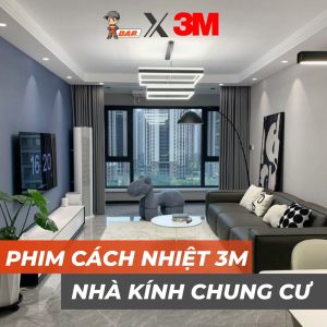 Gói dán phim cách nhiệt nhà kính 3M cho chung cư
