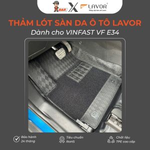 Thảm lót sàn da ô tô Lavor cho VINFAST VF E34