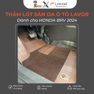 Thảm lót sàn da ô tô Lavor cho HONDA BRV 2024