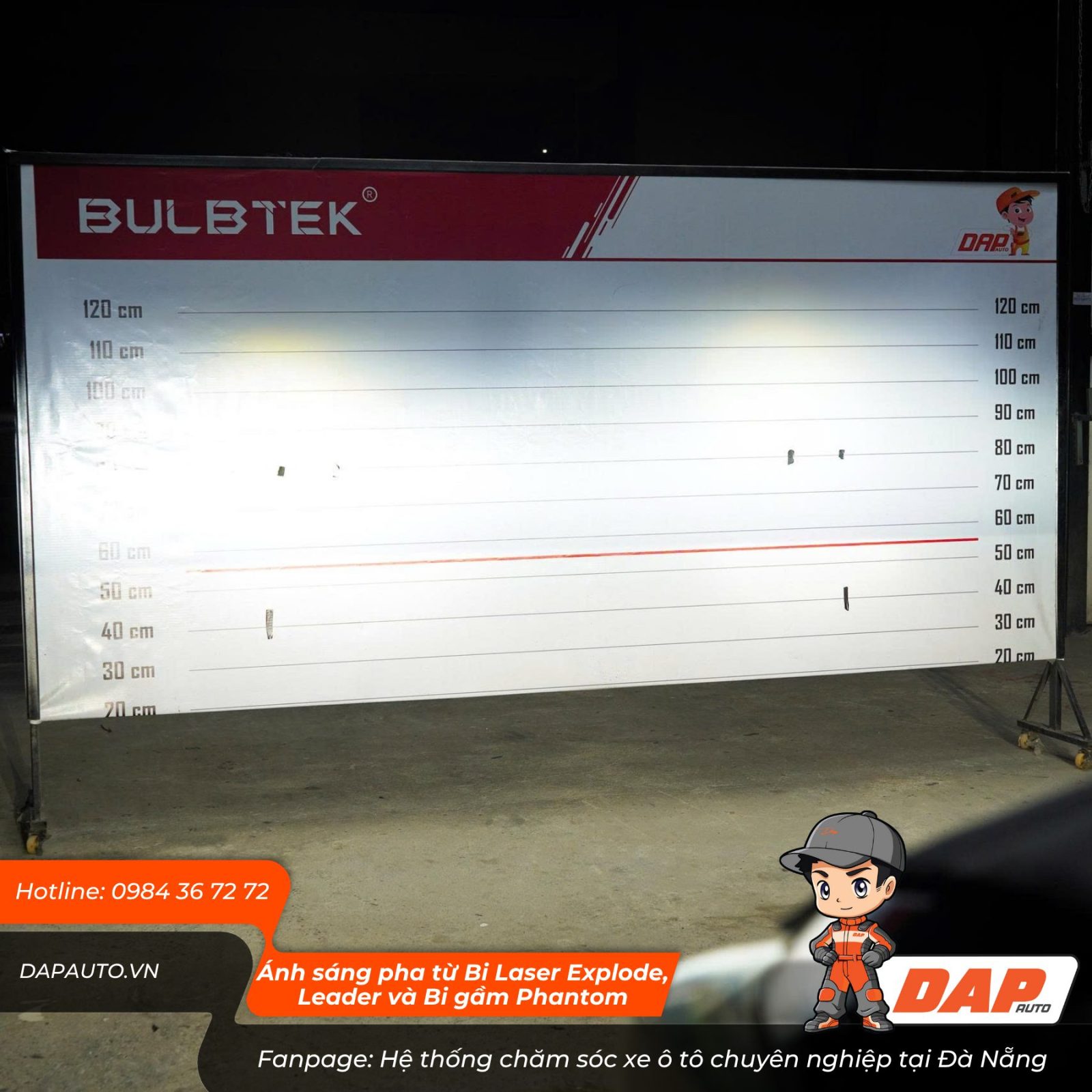 Ánh sáng pha từ gói độ đèn Lexus LX570 của Bulbtek