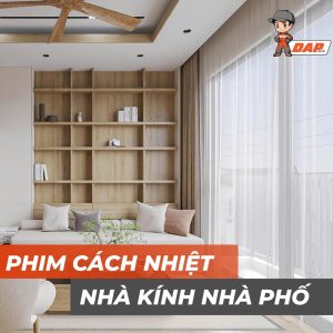 Gói dán phim cách nhiệt nhà kính cho nhà phố