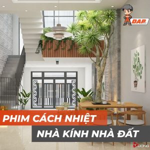 Gói dán phim cách nhiệt nhà kính cho nhà đất