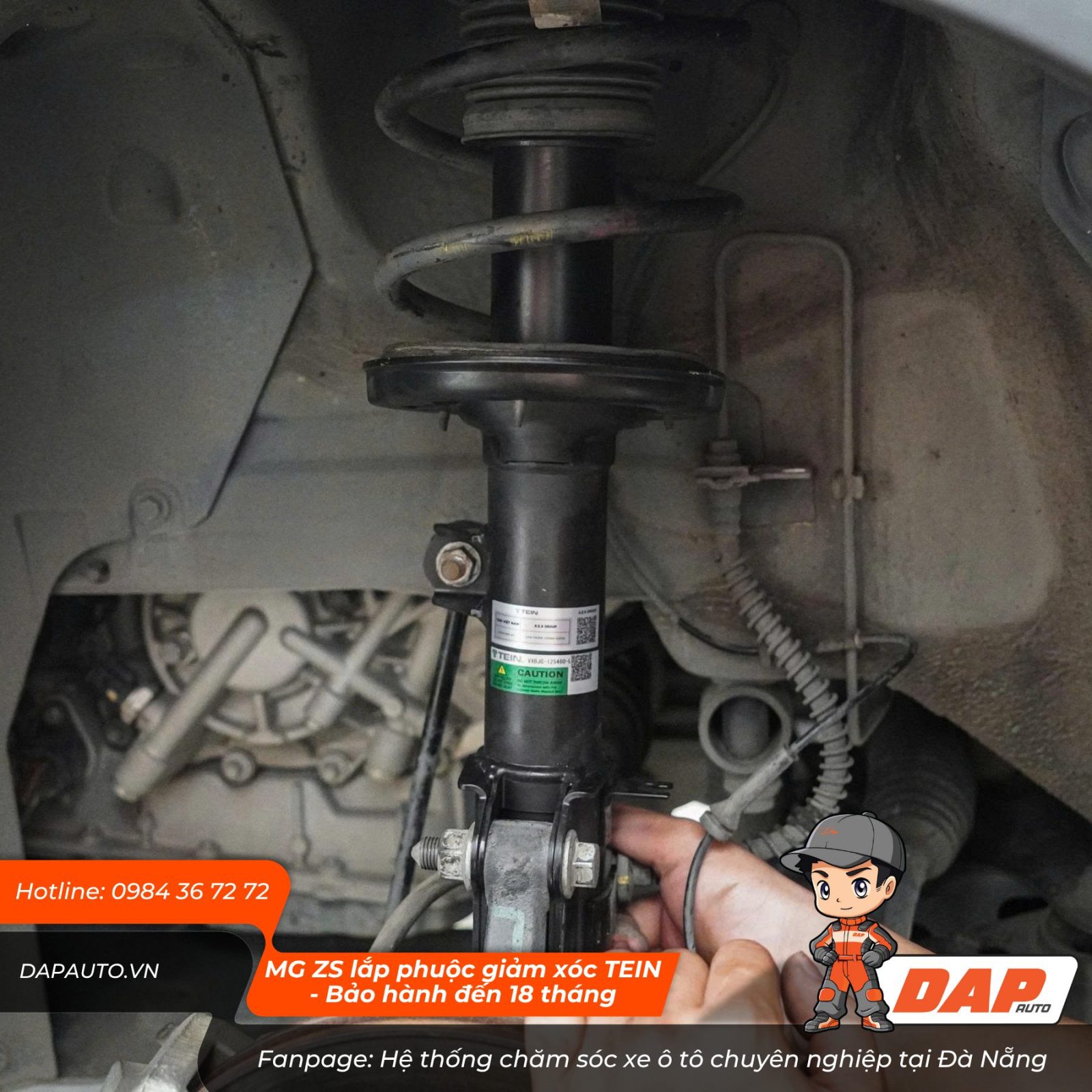 Các dòng phuộc TEIN phù hợp với MG ZS