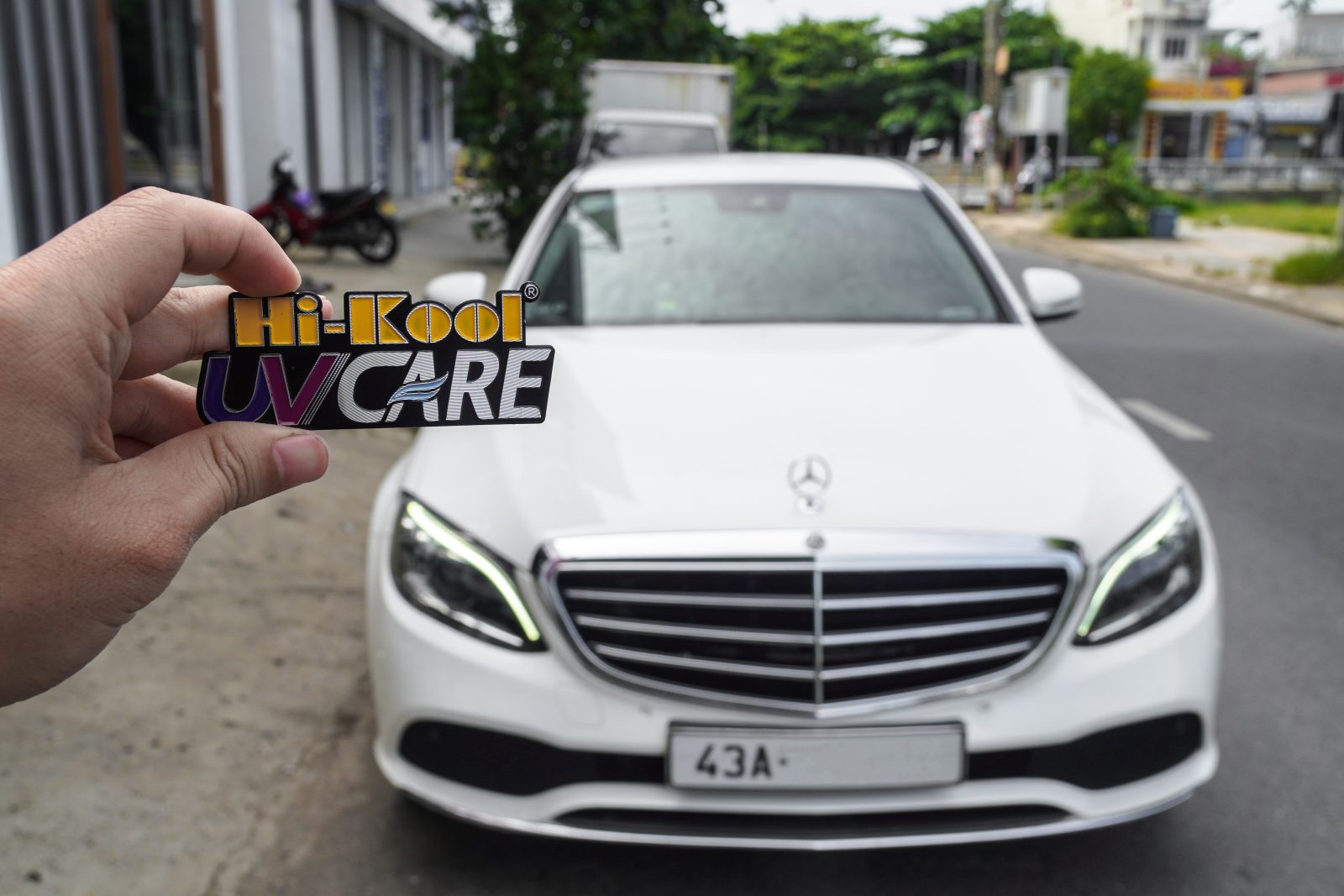 Mercedes dán phim cách nhiệt Hi-Kool full xe tại Dap Auto