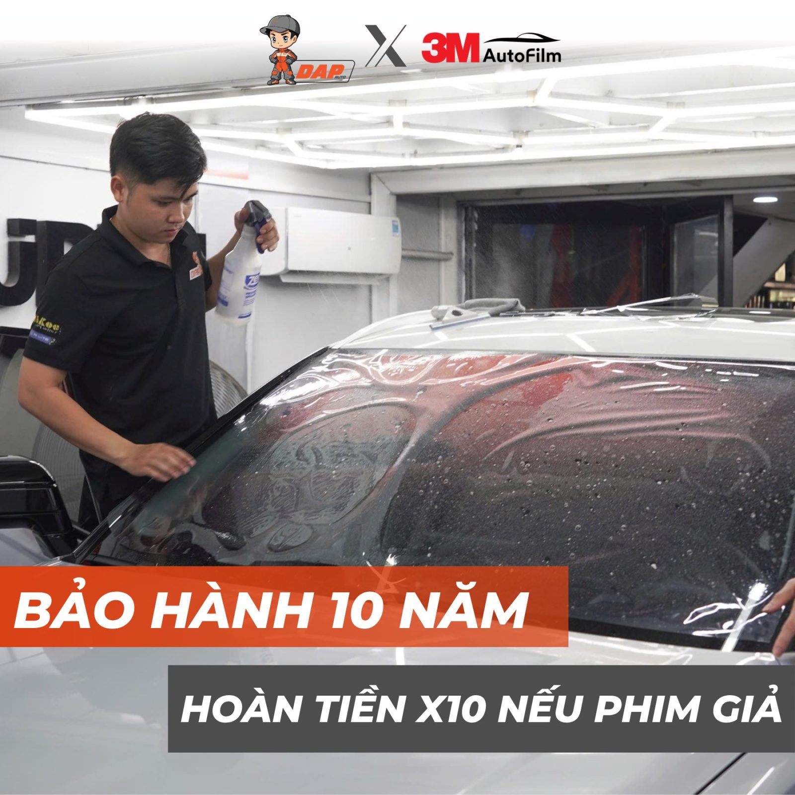 Dán phim cách nhiệt ô tô có bị phạt không? 