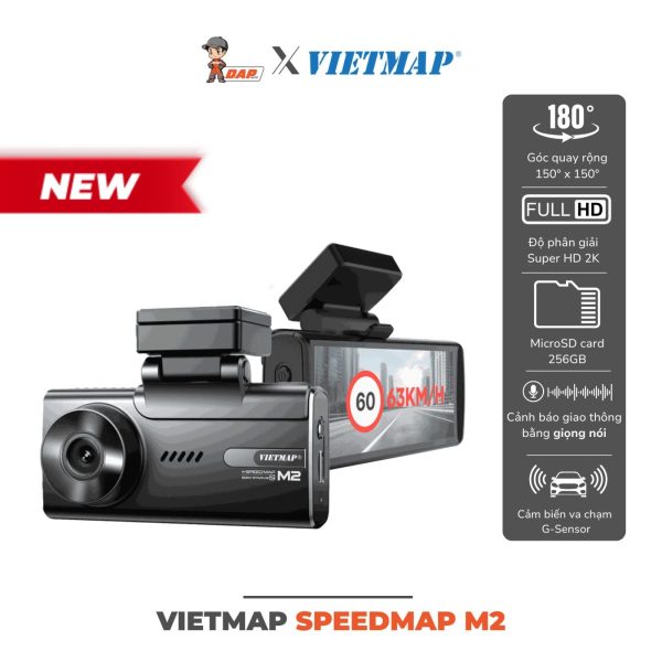 Camera hành trình ô tô VIETMAP SPEEDMAP M2