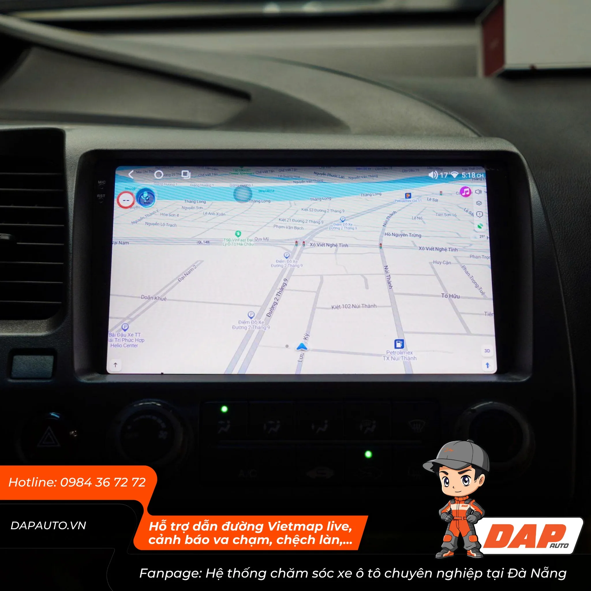 Hỗ trợ dẫn đường Vietmap Live và nhiều tính năng khác