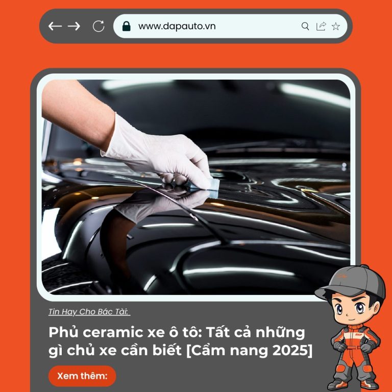 Phủ ceramic xe ô tô Tất cả những gì chủ xe cần biết