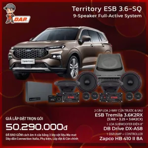 Gói Độ Âm Thanh Ford Territory ESB 3.6-SQ
