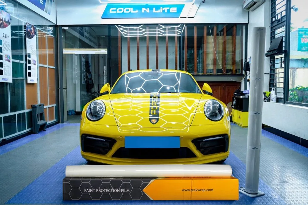 Phòng thi công kín đạt tiêu chuẩn tại DAP Auto